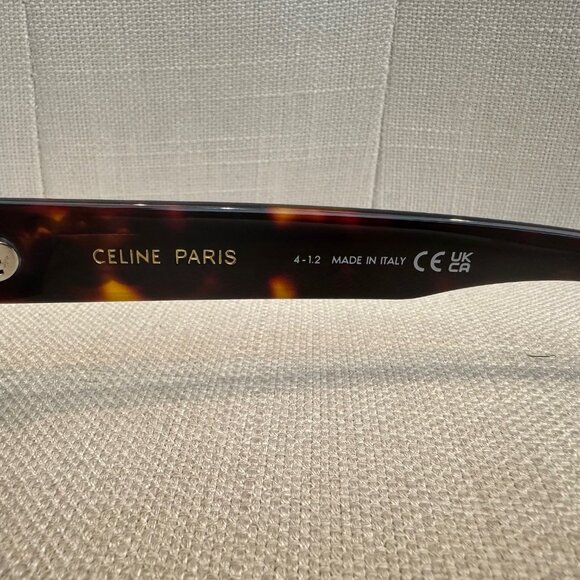 Celine Tortoise Shell Sunglasses - Picture 6 of 8